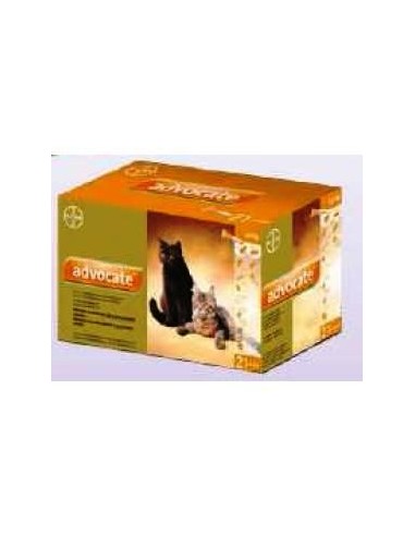 ADVOCATE GATO 21x0.8 ML 4-8 KG 21 PIPETAS 