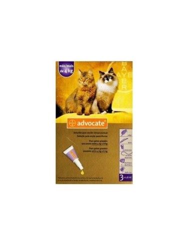 ADVOCATE GATO 3X0,8 ML. ENTRE 4 - 8 KG 