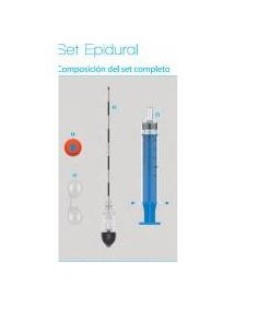 AGUJA EPIDURAL JERINGA EPICARE 20G X 80MM 1UD