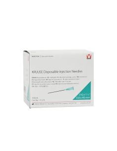 AGUJA HIPODERMICA KRUUSE 21G 0,8X16 Verde 100 uds