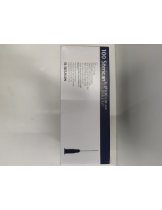 AGUJA HIPODERMICA STERICAN AZUL 23G  0,6X80mm  100 ud