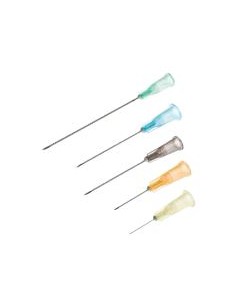 AGUJAS MICROLANCE 23G 0,6X25MM AZUL 100 UDS