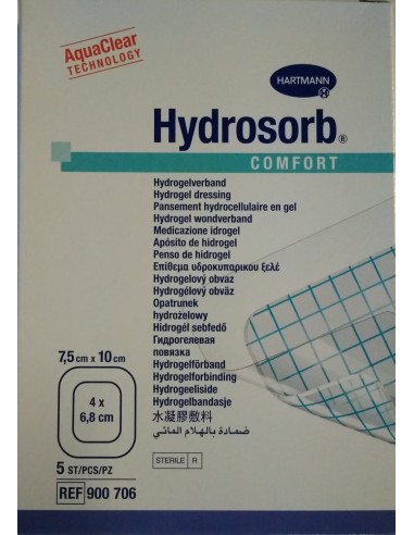 APOSITO HYDROSORB COMFORT 7.5-10 CM C/ 5 UDS Aposito de hidrogel