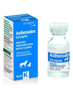 ASTHENODEX 0,5 MG/ML 10 ML INYECTABLE PERROS/GATOS
