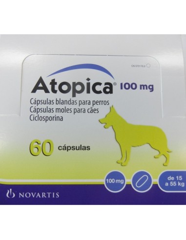 ATOPICA 100MG  CAJA 60 CAP. 