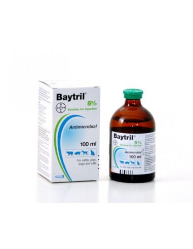 BAYTRIL 5% 100 ML. (Ultimas unidades)