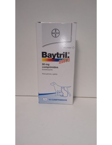 BAYTRIL SABOR 50 MG 10 COMP. (Ultimas unidades)