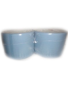 BOBINA PAPEL AZUL 2 CAPAS (PAQUETE DE 2 UD. 350M CADA...