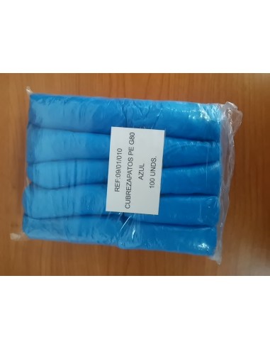 CALZAS PLASTICO VERDES 100 UD. 