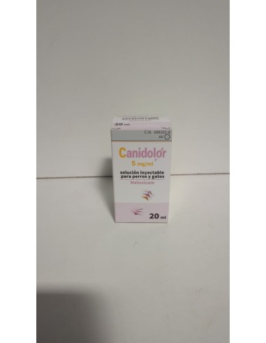 CANIDOLOR 5 MG/ML  20 ML INY. 