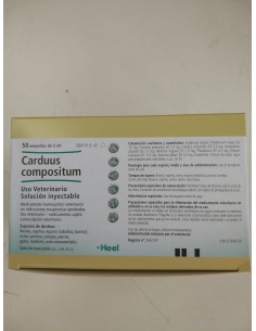 CARDUUS COMPOSITUM 50 AMP 5 ML ENVASE CLINICO