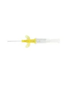 CATETER IV VENOCAN MINI CON ALAS 24G AMARILLAS 50U KRUUSE