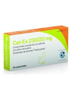 CAT-EX 230/20 MG 24 COMPRIMIDOS GATO