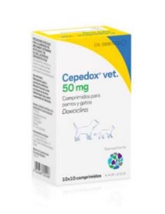 CEPEDOX 50 MG 10X10 COMP 