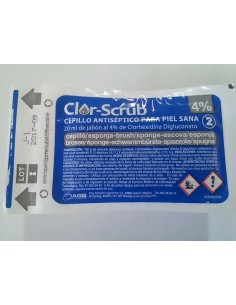CEPILLO-ESPONJA QUIRURGICO CLORHEXIDINA 100 UDS CAJA 100 UND
