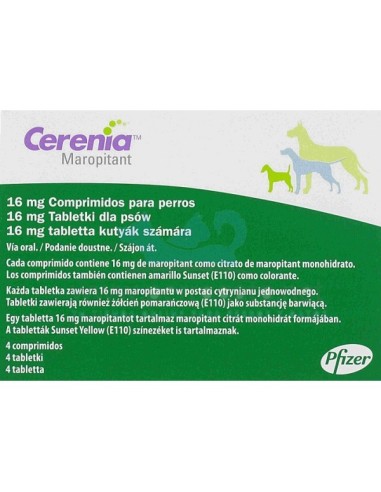 CERENIA 4 X 16 MG 