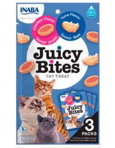CHURU CAT JUICY BITES POLLO Y ATUN 3X11GR