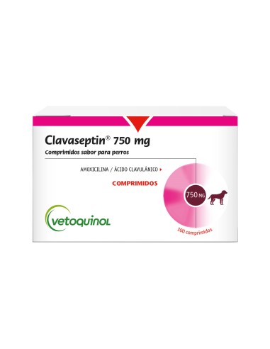 CLAVASEPTIN 750 MG 100 C 