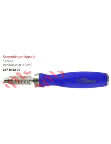 C-LOX Screwdriver Handle silicone, straight AO sterilizable up to 1364ºC 