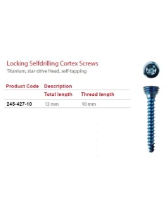 C-LOX Spine Cage Locking Screw TI Total lenght  12mm,...