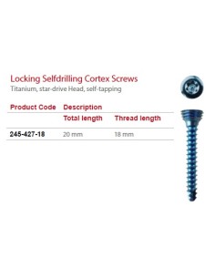 C-LOX Spine Cage Locking Screw TI Total lenght  20mm,...