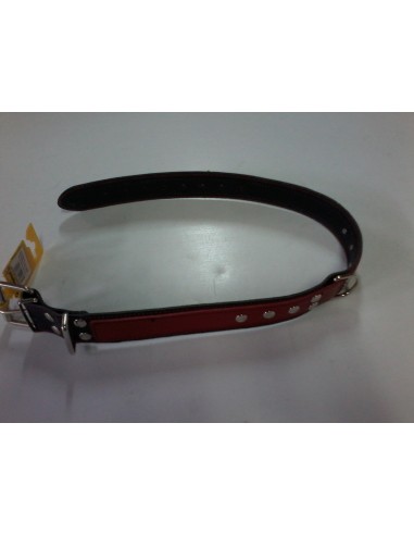 COLLAR DOBLE40x750 NEG/ROJO 