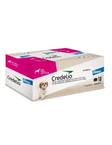 CREDELIO 112 MG 2.5 A 5.5 KG 18 COMP 