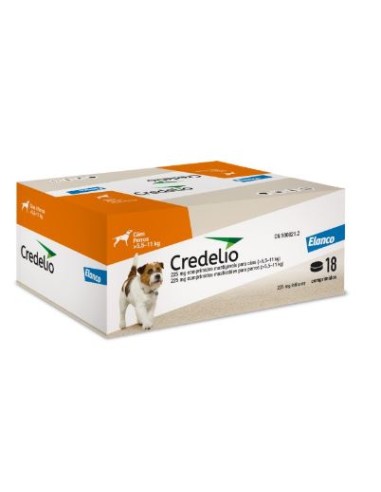 CREDELIO 225 MG 5.5-11 KG 18 COMP  