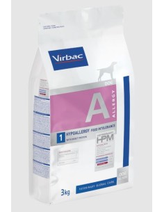 DOG ALLERGY HIPOALLERGENIC 3KG A1 - VIRBAC HPM