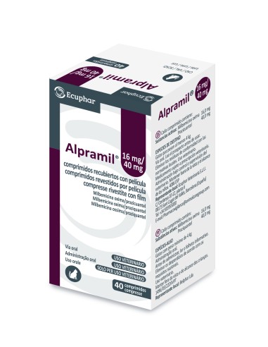 ALPRAMIL GATO 8 KG 40 COMP. 16 MG/40 MG 