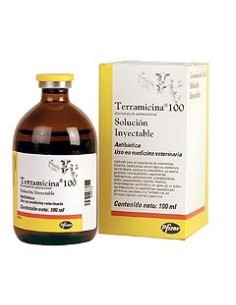 TERRAMICINA L.A 100 ML INYECTABLE 