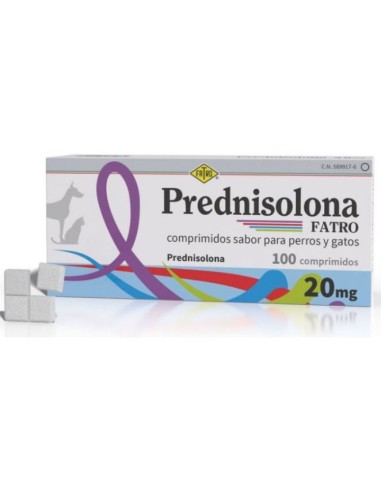 PREDNISOLONA FATRO 20 MG 100 COMP 