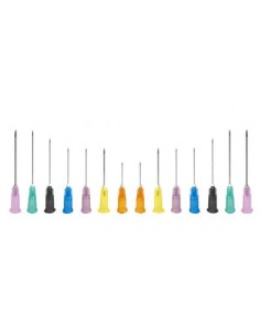 AGUJAS MEDOJECT 18G / 1,2X25MM ROSA 100UD