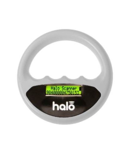 LECTOR MICROCHIP HALO SCANNER BLANCO 