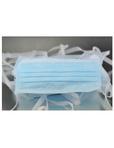 MASCARILLA QUIROFANO IIR CON CINTAS 50 UDS 