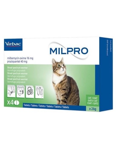 MILPRO GATOS +2 KG 4 C  