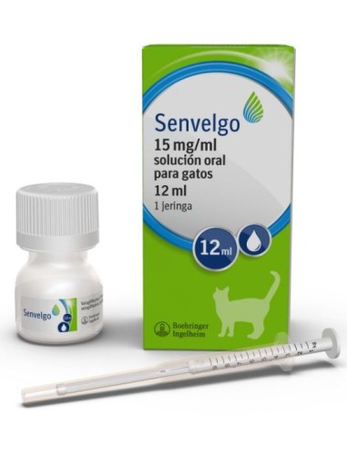 SENVELGO 15 MG ML SOLUCION ORAL GATOS 12 ML 