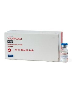 YURVAC RHD 10 DOSIS 0,5 ML 