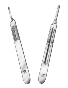MANGO BISTURI Nº3 ACERO INOX 
