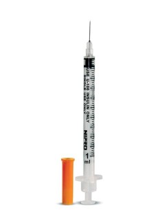 JERINGA INSULINA 1 ML CON AGUJA 29Gx13MM 100 UDS