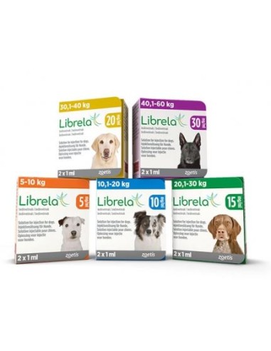 LIBRELA 10 MG  2 X 1 ML 10-20 kg HASTA FIN DE EXISTENCIAS