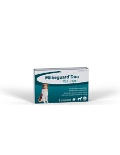 MILBEGUARD DUO 12,5/125 MG 2 COMP PERRO MEDIANO 2,5 - 5...