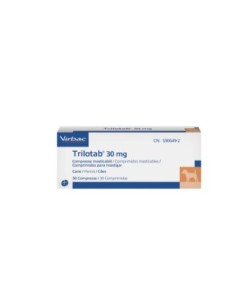 TRILOTAB 30 MG 30 CP MASTICABLES PERROS 
