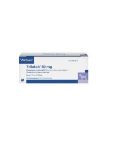 TRILOTAB 60 MG 30 CP MASTICABLES PERROS  