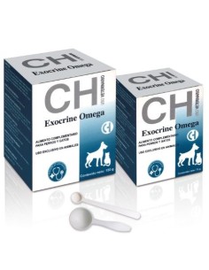 EXOCRINE OMEGA RAZAS GRANDES Y GATOS 75 GR.