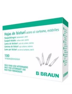 HOJA BISTURI Nº10 100 UDS BRAUN