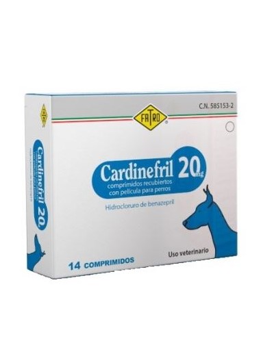 CARDINEFRIL 20 MG 14 COMP. 