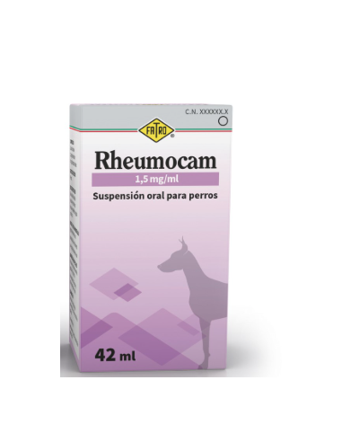 RHEUMOCAM 1,5MG/ML  PERROS SUS.ORAL 42 ML 