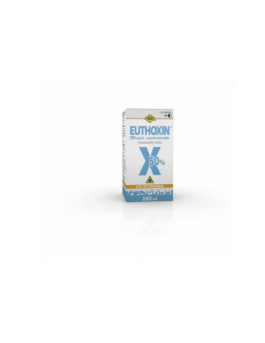EUTHOXIN 500 MG/ML SOLUCIÓN INYECTABLE 100 ML 