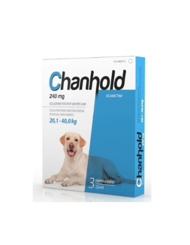 CHANHOLD 240 MG PERRO L  3 PIP. 20,1-40 kg